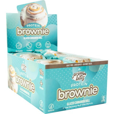 Prime BitesGlazed Protein Brownies